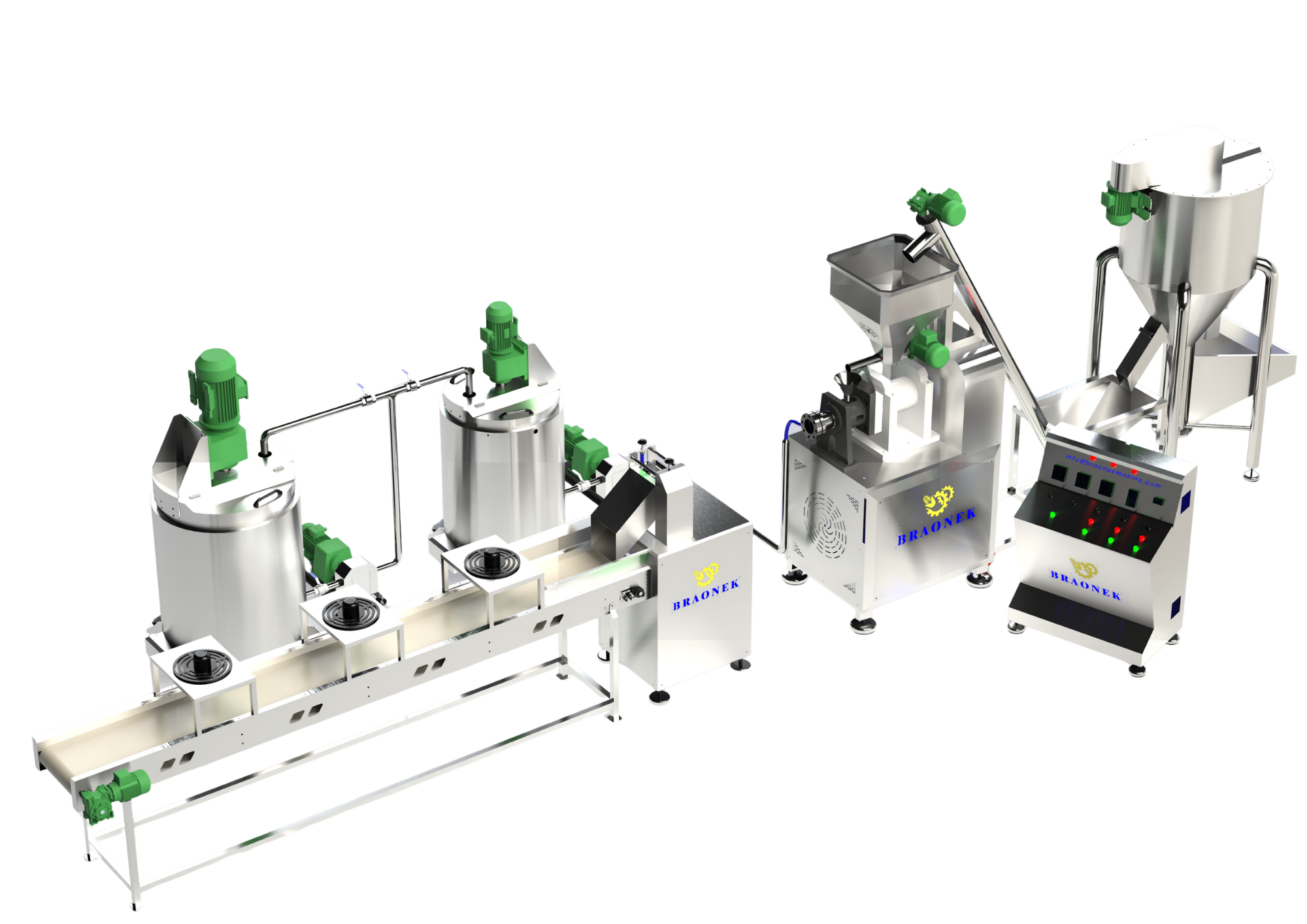 خط إنتاج أصابع شيبس محشي شوكولا